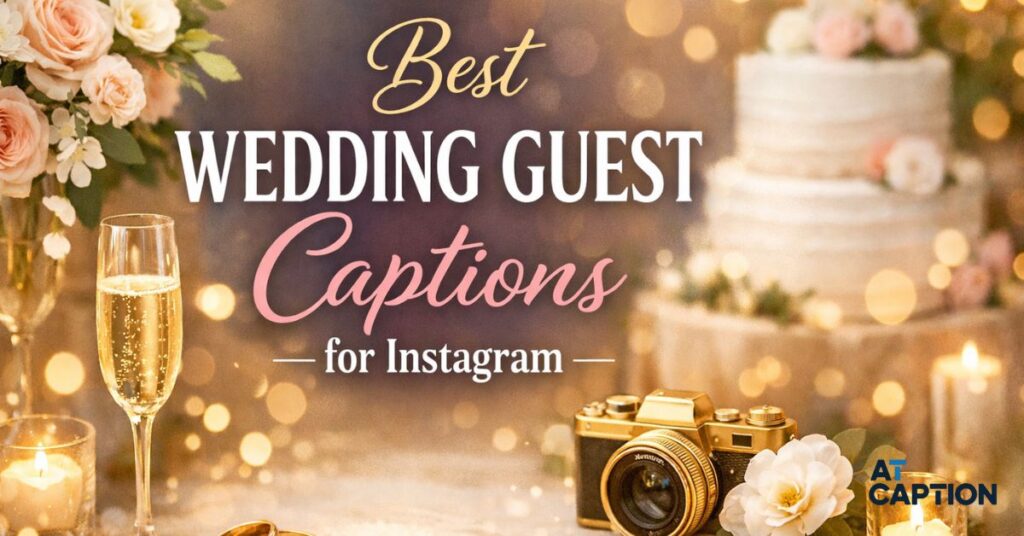 Best Wedding Guest Captions for Instagram