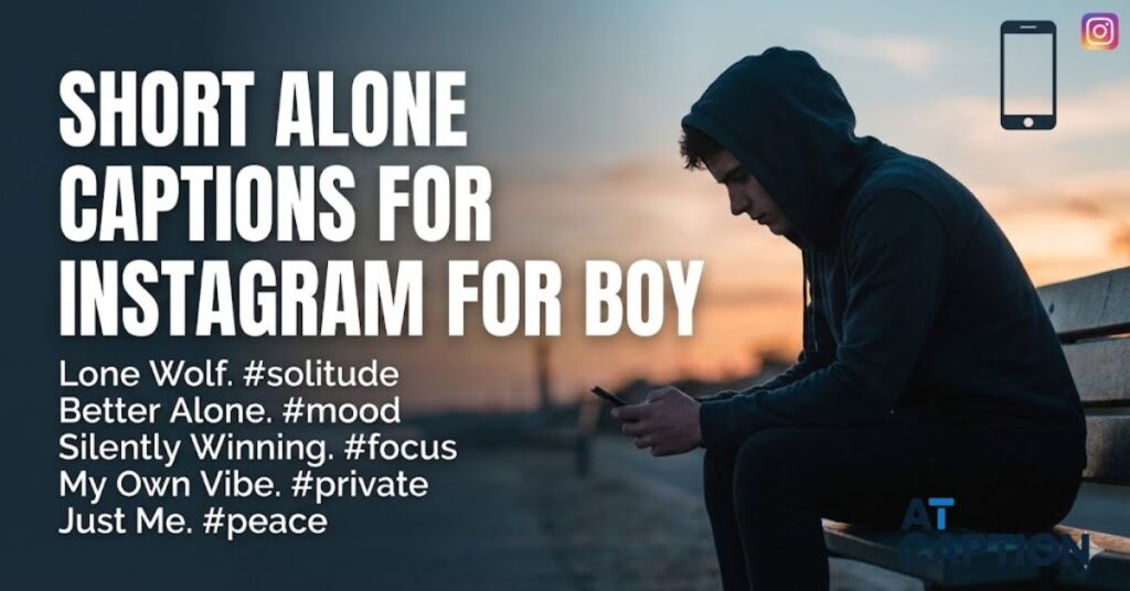 Short Alone Captions for Instagram for Boy
