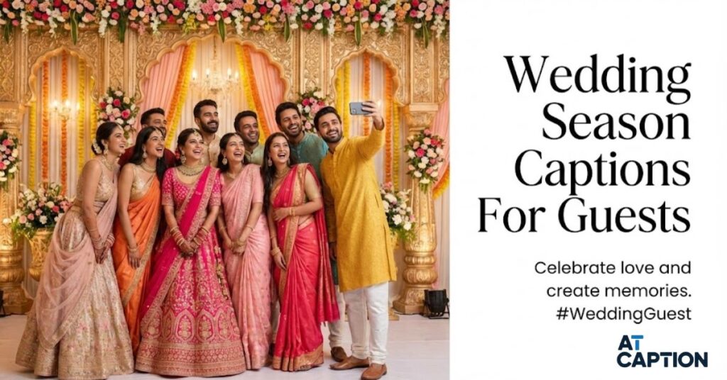 Wedding Season Captions For Guests