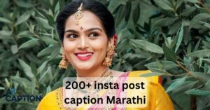 insta post caption Marathi