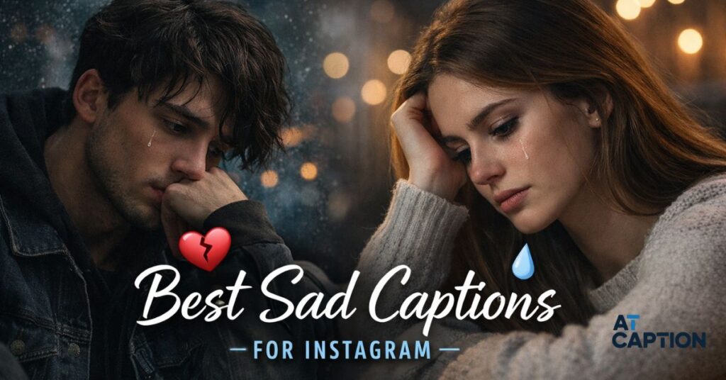 Best Sad Captions for Instagram