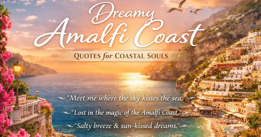 Dreamy Amalfi Coast Quotes for Coastal Souls