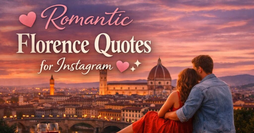 Romantic Florence Quotes for Instagram