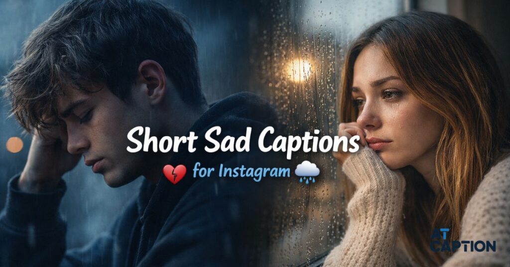 Short Sad Captions for Instagram