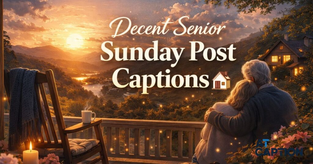 Decent Senior Sunday Post Captions