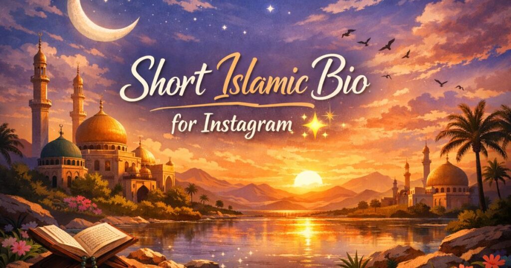 Short Islamic Bio for Instagram