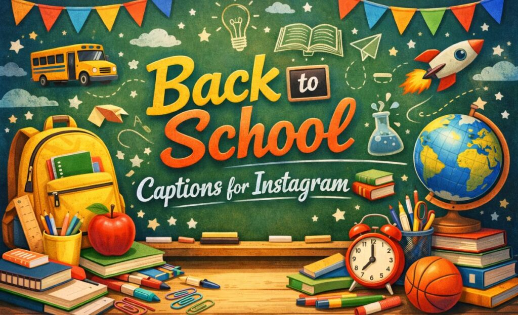 Back to School Captions for Instagram