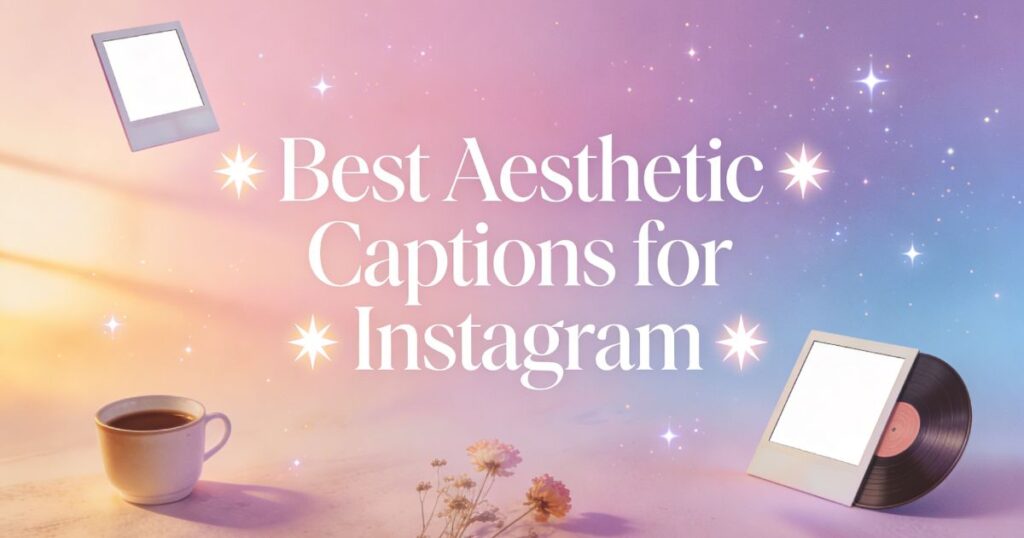 Best Aesthetic Captions for Instagram