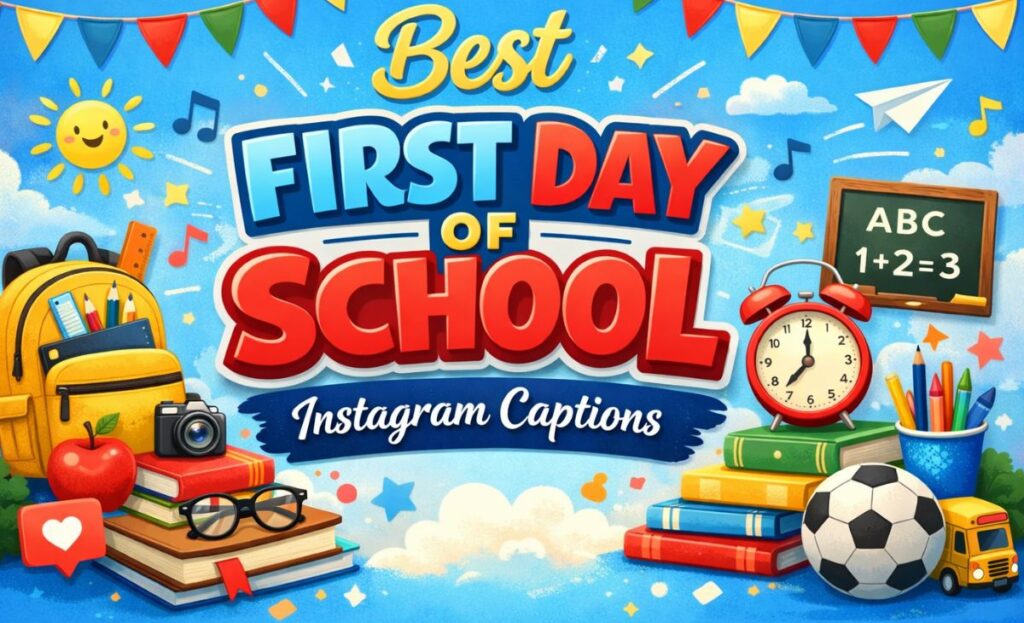 Best First Day of School Instagram Captions