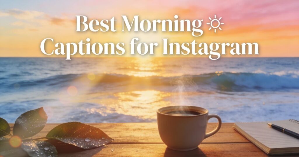 Best Morning Captions for Instagram