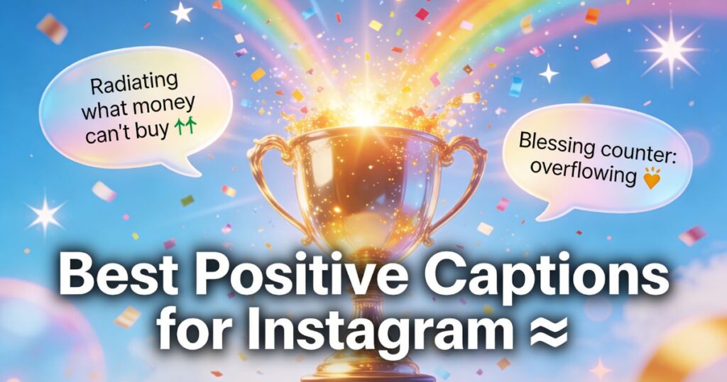 Best Positive Captions for Instagram