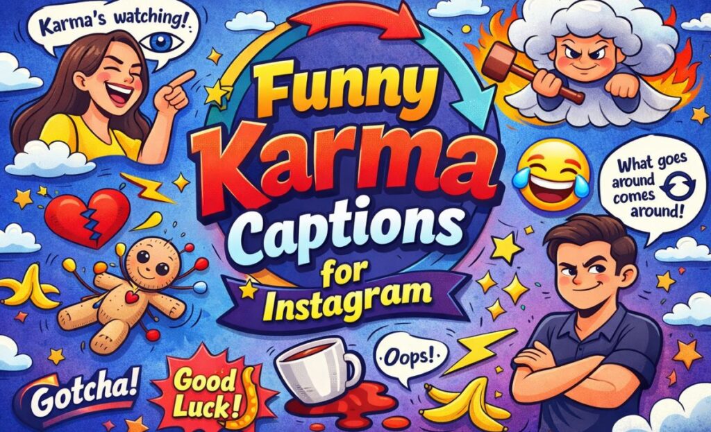 Funny Karma Captions for Instagram