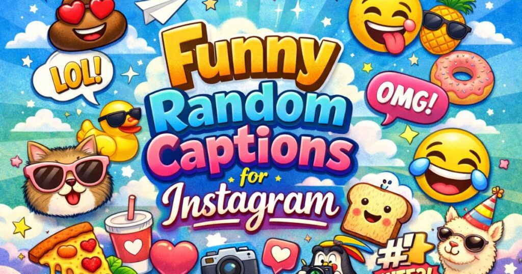 Funny Random Captions for Instagram