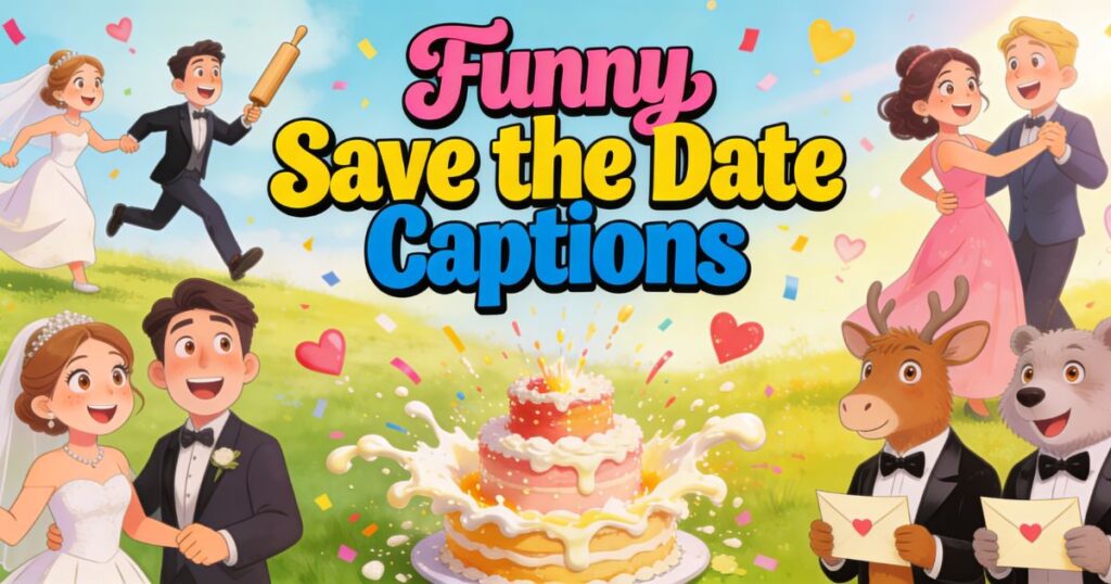 Funny Save the Date Captions
