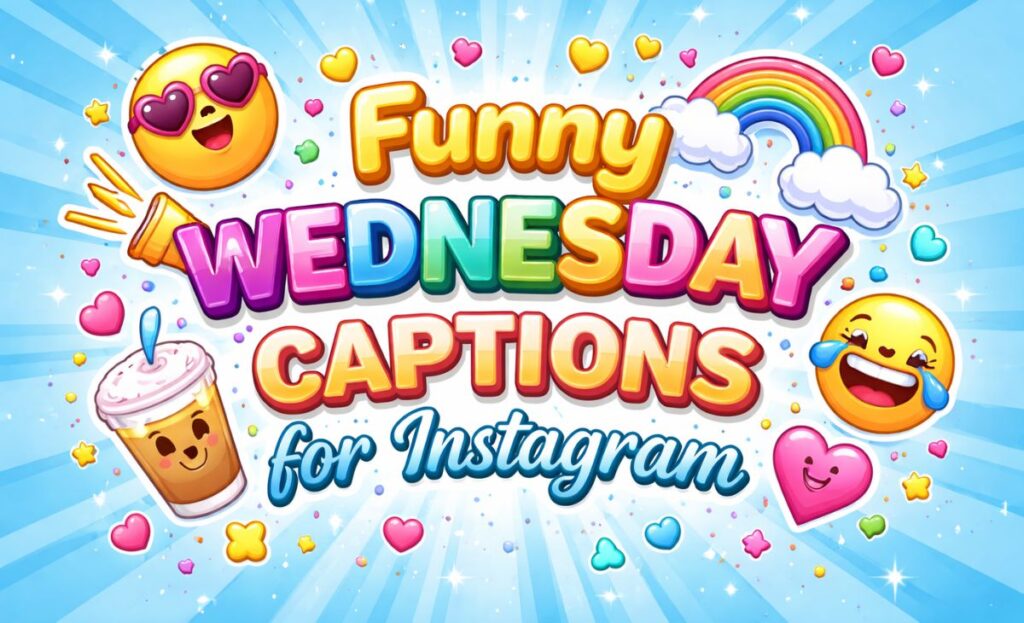 Funny Wednesday Captions for Instagram