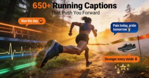 Running Captions for Instagram