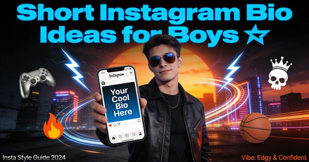 Short Instagram Bio Ideas for Boys