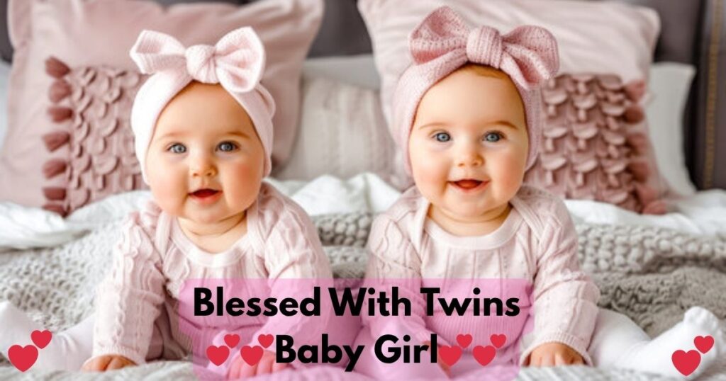 Blessed With Twins Baby Girl Quotes
