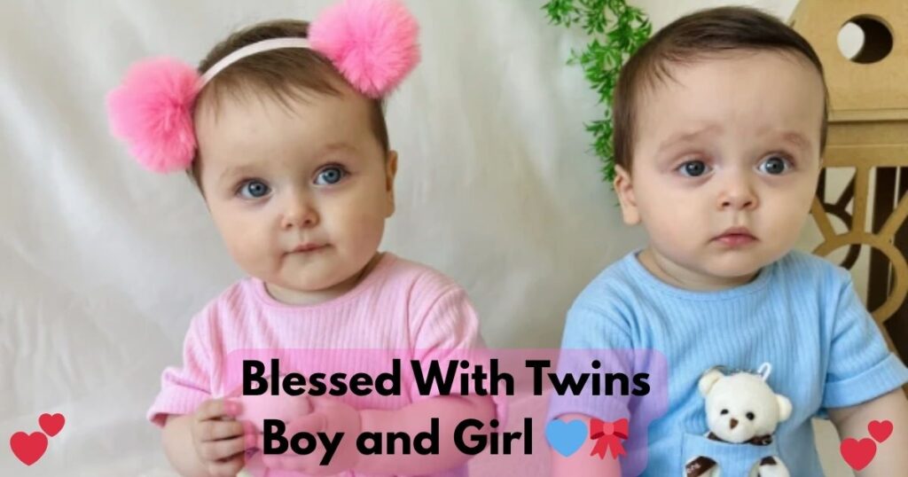Blessed With Twins Boy and Girl