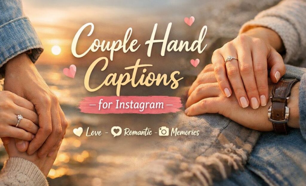 Couple Hand Captions for Instagram