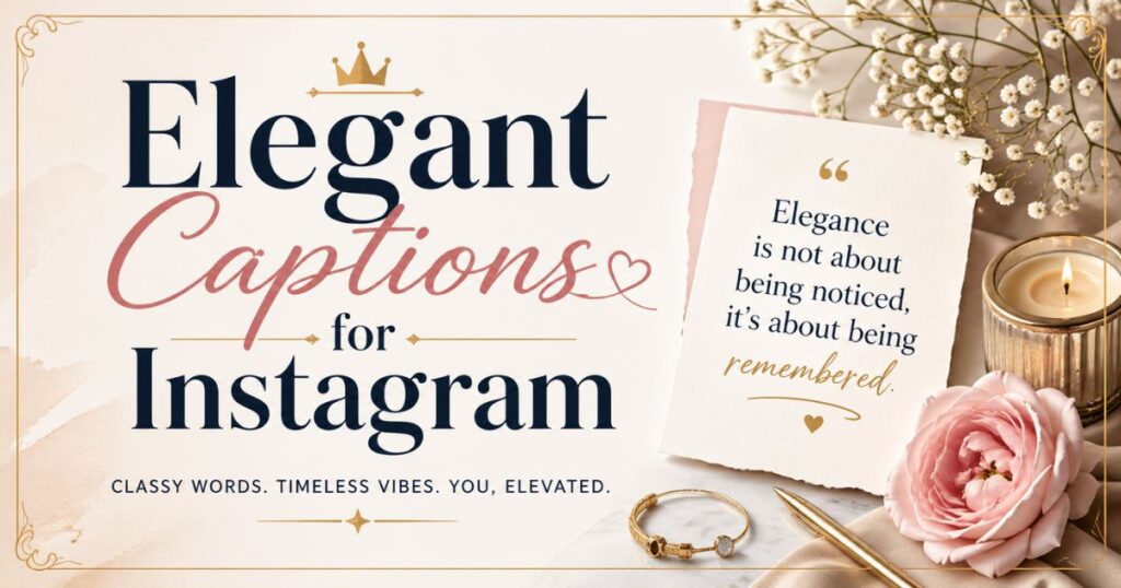 Elegant Captions for Instagram