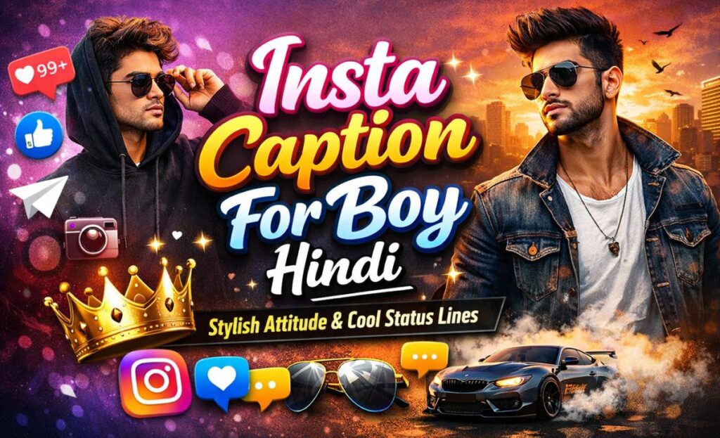 Insta Caption For Boy Hindi