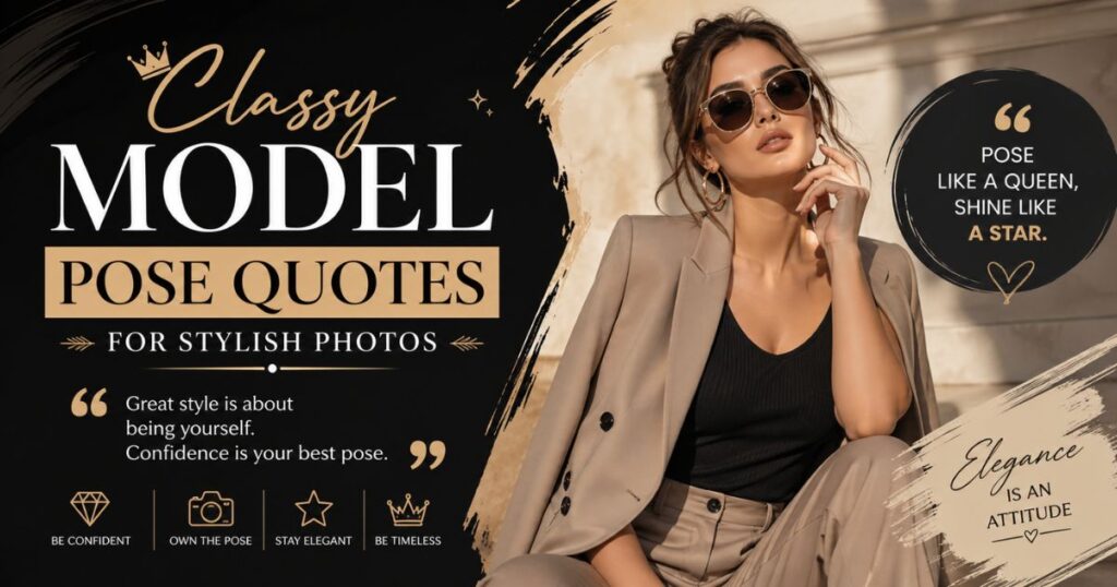 Model Pose Quotes