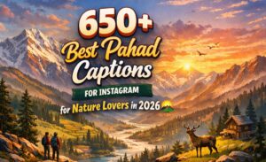 Pahad Captions for Instagram