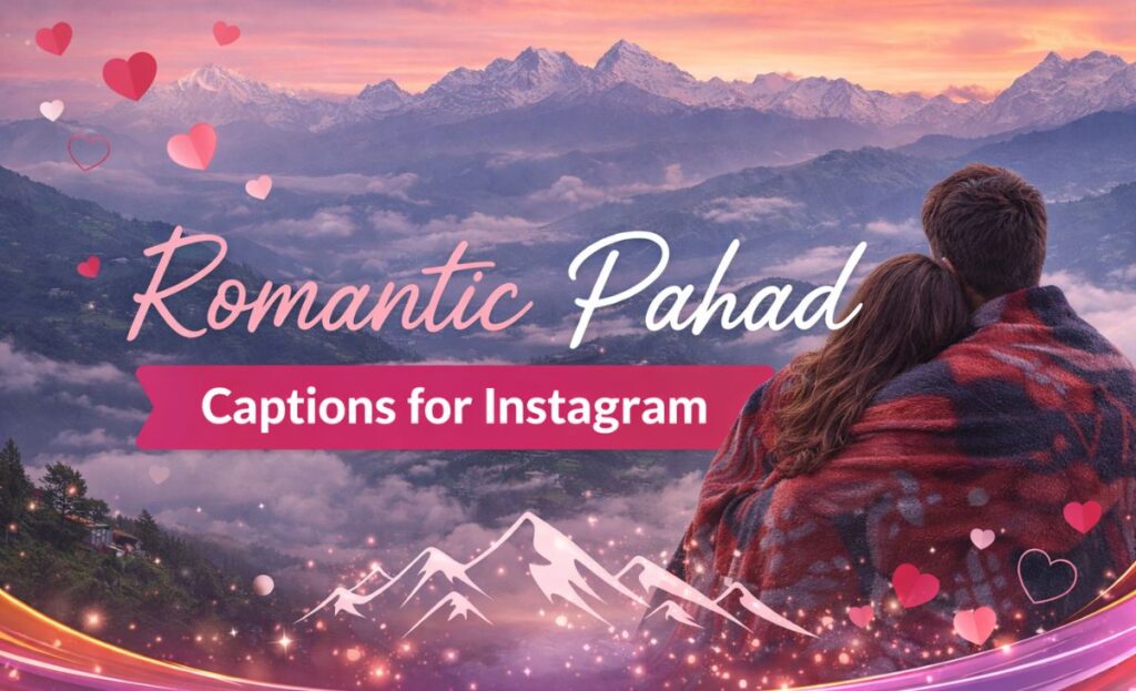Romantic Pahad Captions for Instagram