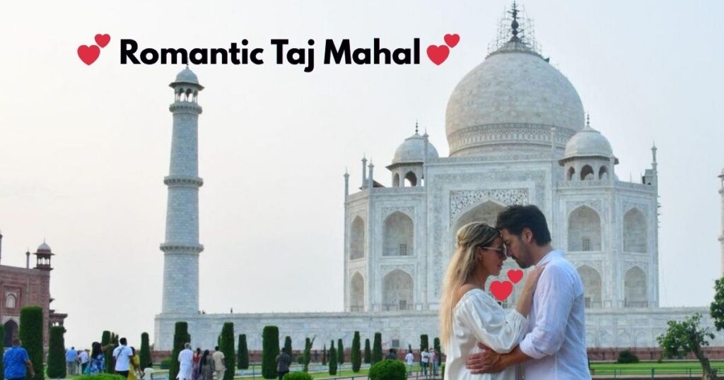 Romantic Taj Mahal Captions