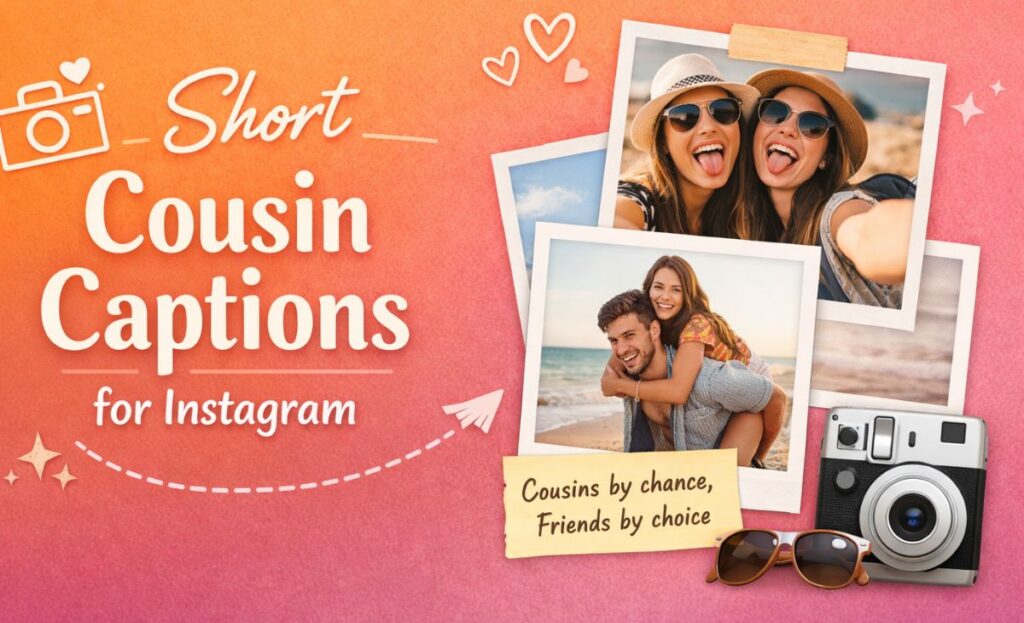 Short Cousin Captions for Instagram