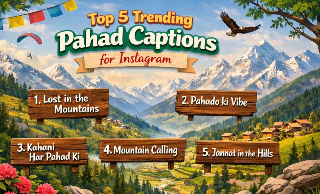 Top 5 Trending Pahad Captions for Instagram