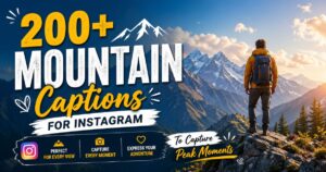 mountain captions for Instagram