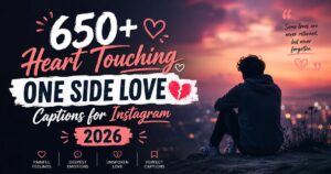 One Side Love Captions for Instagram