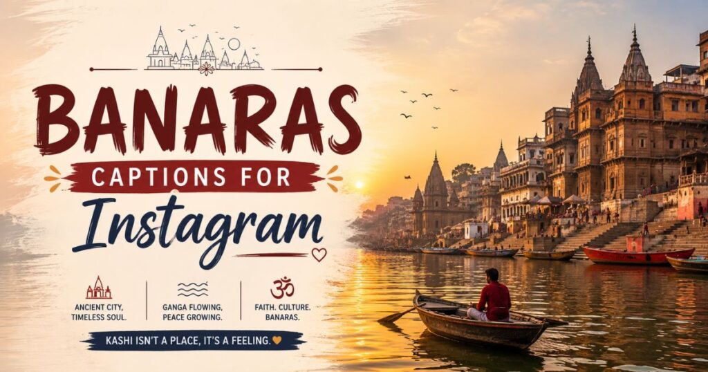 banaras captions for instagram