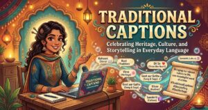traditional captions