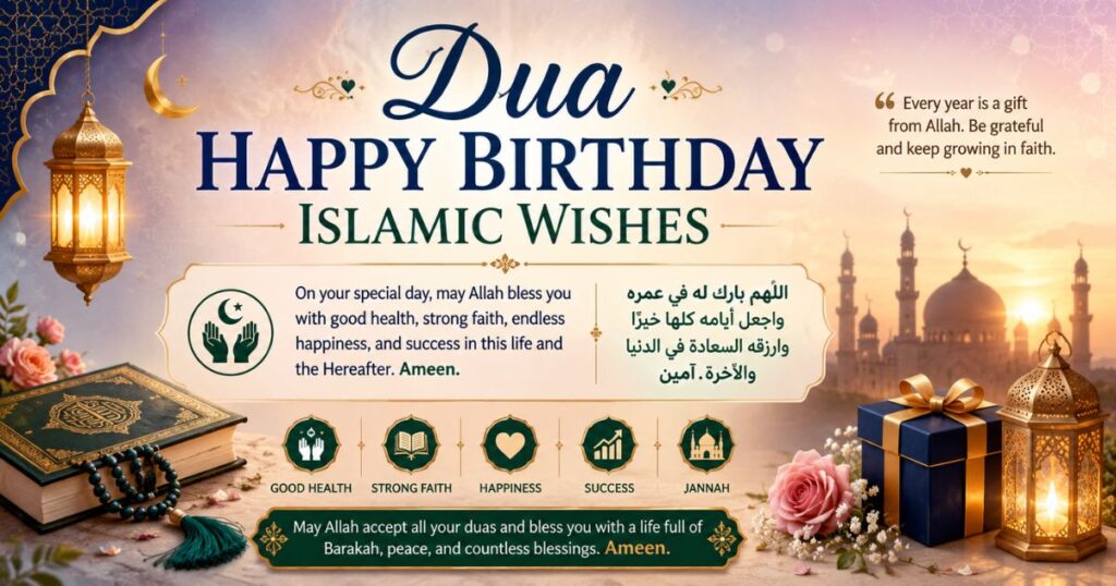 Dua Happy Birthday Islamic Wishes