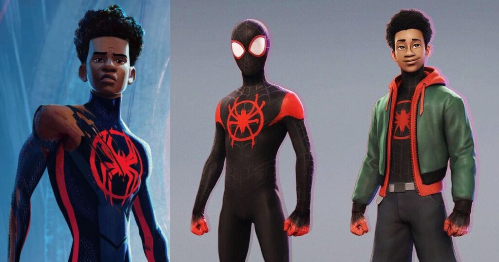 Miles Morales Spider-Verse illustration