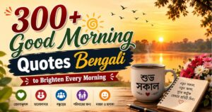 good morning quotes Bengali